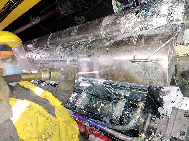 干冰清洗印刷機——墨漬的 “終極克星”